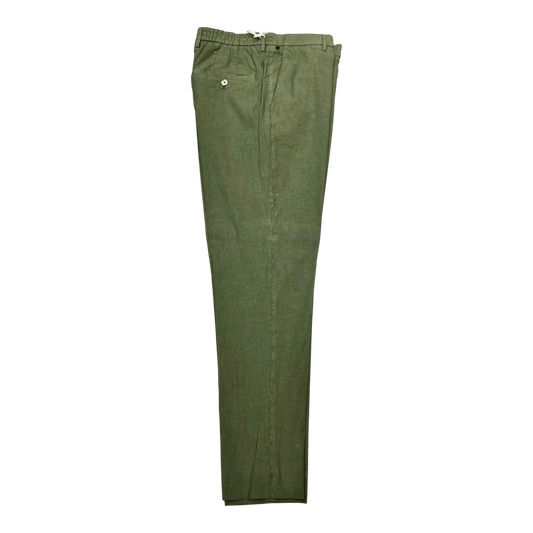 UNIT Hamburg - GTA il Pantalone, Davide, cotton - linen, olive - GTA il Pantalone