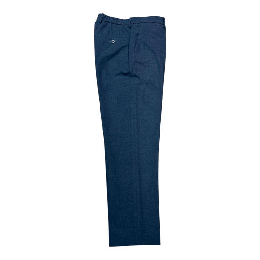 UNIT Hamburg - GTA il Pantalone, DAVIDE, flannel gabardine pants, blue - GTA il Pantalone