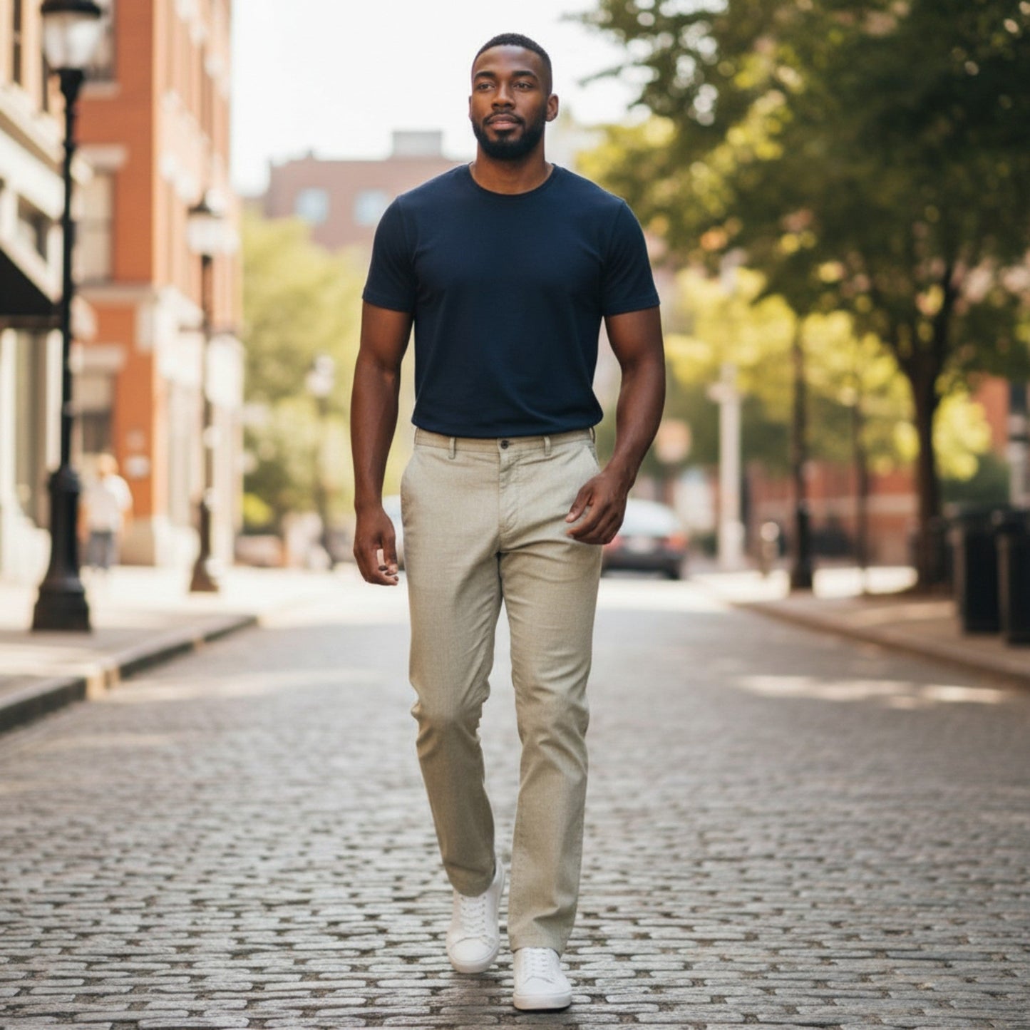 UNIT Hamburg - GTA il Pantalone DAVIDE trousers - cotton/linen, beige | UNIT Hamburg - GTA il Pantalone