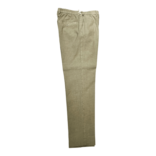 UNIT Hamburg - GTA il Pantalone DAVIDE trousers - cotton/linen, beige | UNIT Hamburg - GTA il Pantalone