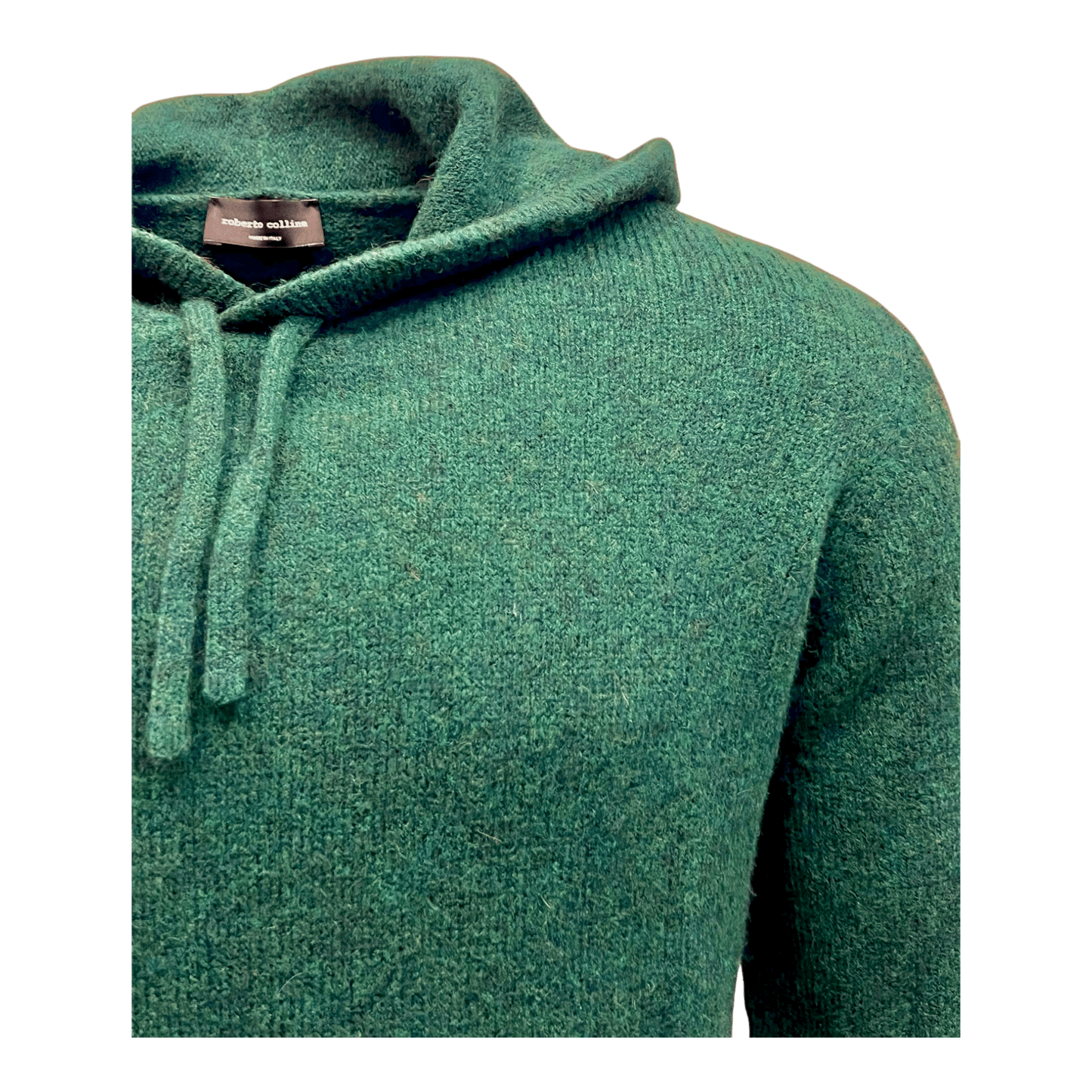 UNIT Hamburg - メリノウール&ベビーキャメルヘアーのパーカ - ラグジュアリーなパーカ(グリーン) - Roberto Collina