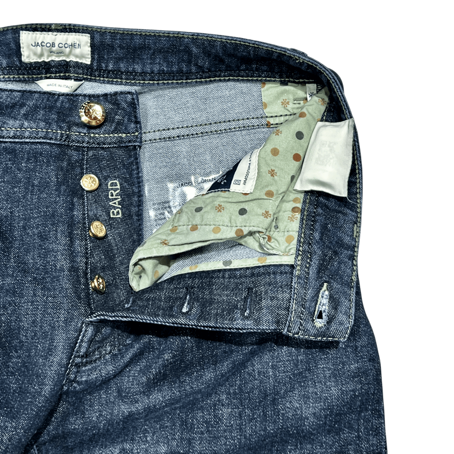 UNIT Hamburg - Jacob Cohën, Bard, moosfarbenes Label, dunkelblau - Jacob Cohën