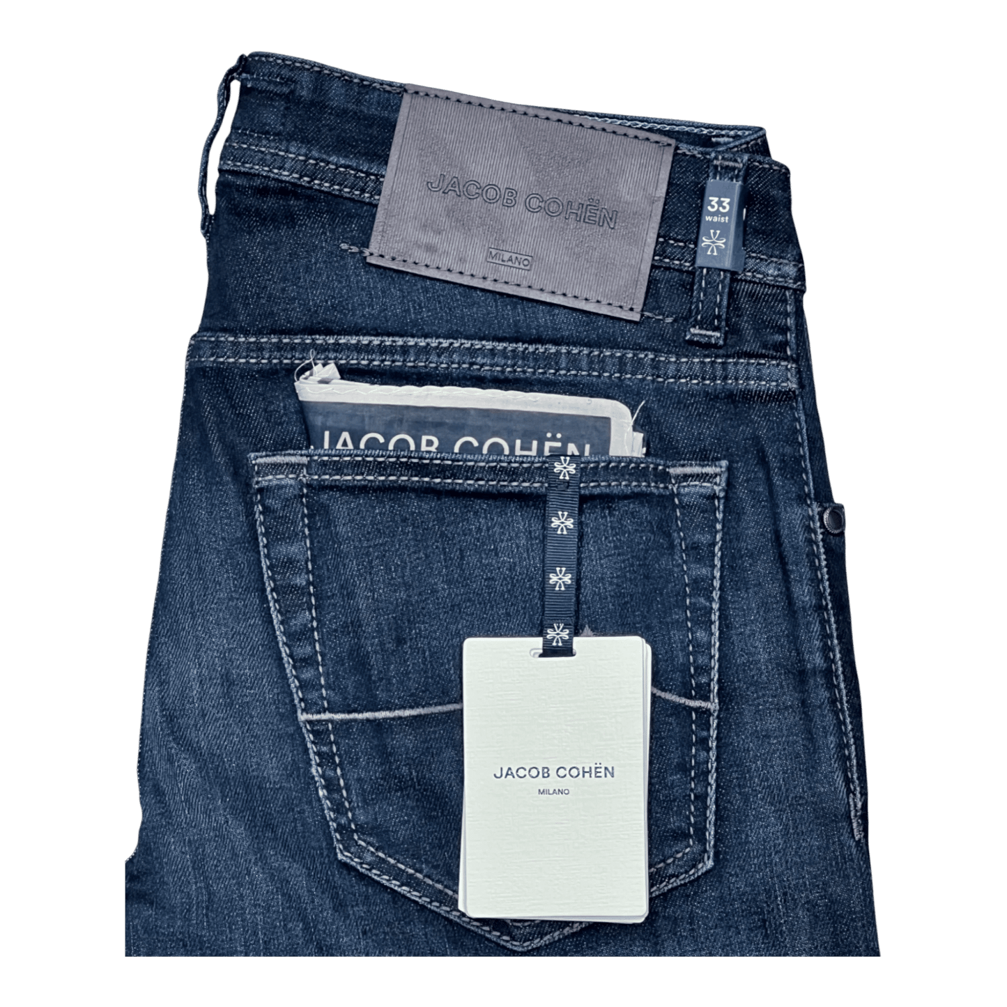 UNIT Hamburg - Jacob Cohën, Nick Slim, carbon label, dark washed - Jacob Cohën