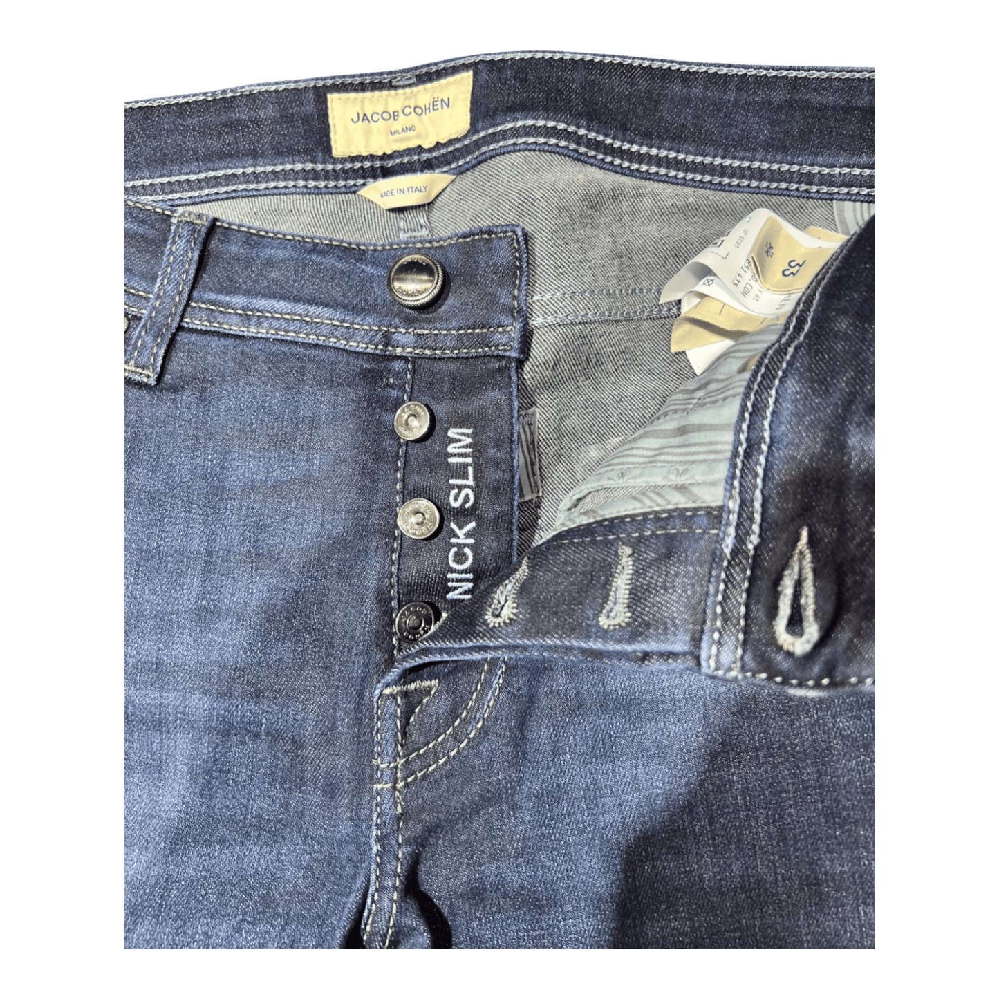 UNIT Hamburg - Jacob Cohën, Nick Slim, carbon label, dark washed - Jacob Cohën