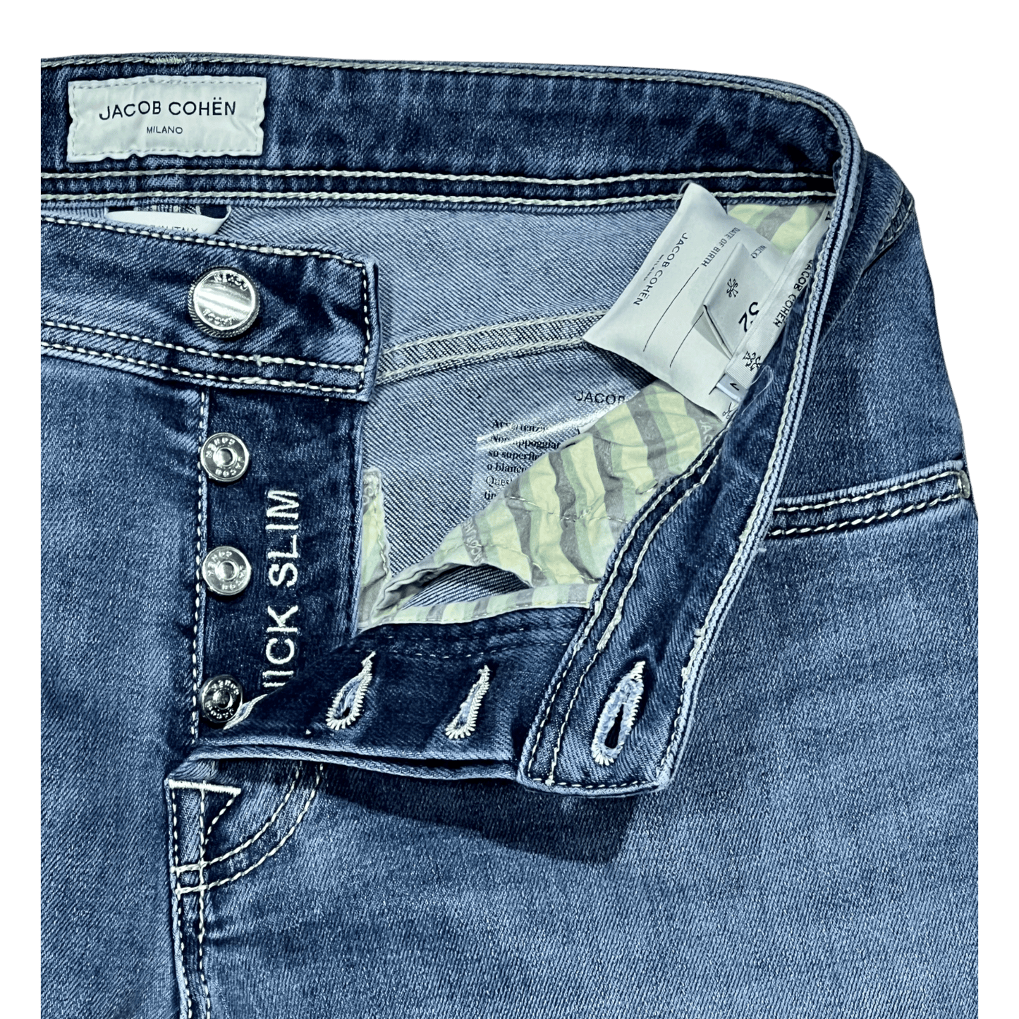 UNIT Hamburg - Jacob Cohën, NICK Slim, mid blue - Jacob Cohën