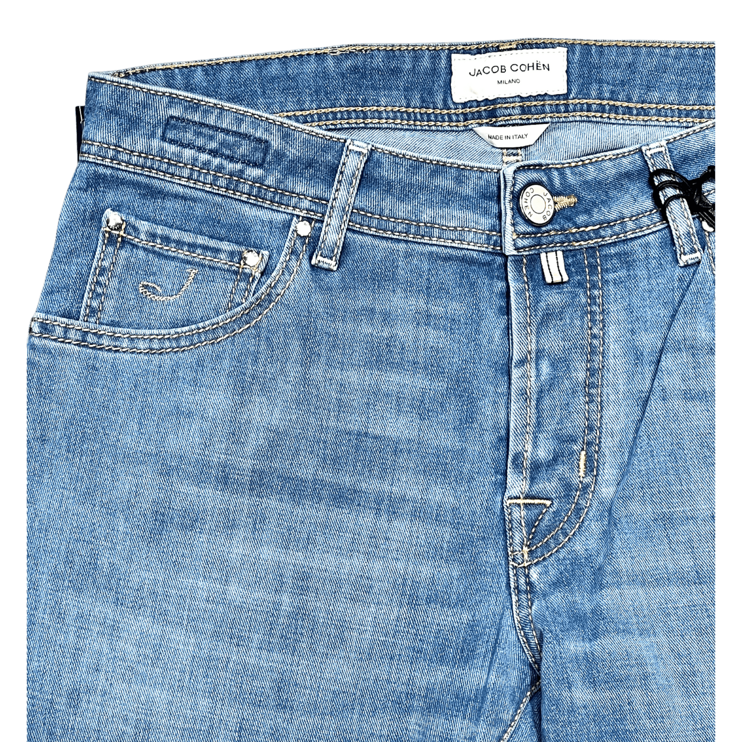 UNIT Hamburg - Jacob Cohën, Nick Slim, rosa Patch, hellblau - Jacob Cohën