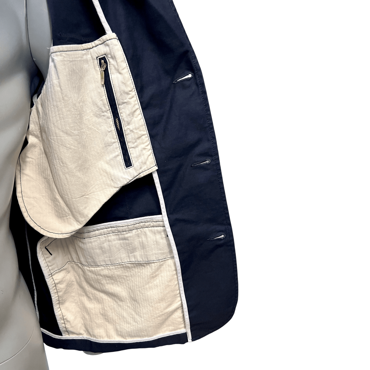 UNIT Hambourg - Manifattura Ceccarelli, veste de bush, bleu marine - Ceccarelli