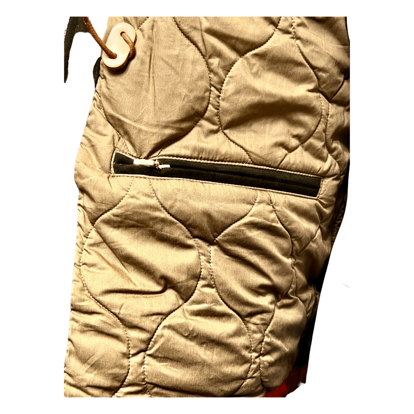UNIT Hamburg - Manifatture Ceccarelli, New Fisherman Parka, gewachste Baumwolle, orange - Ceccarelli