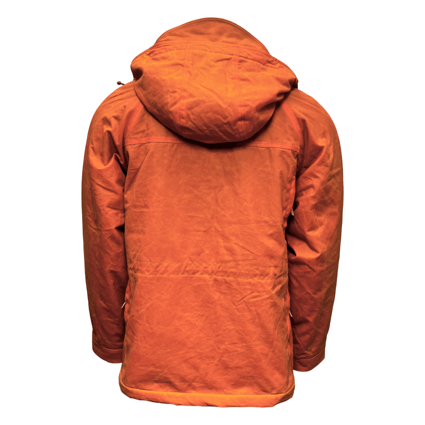 UNIT Hamburg - Manifatture Ceccarelli, New Fisherman Parka, gewachste Baumwolle, orange - Ceccarelli