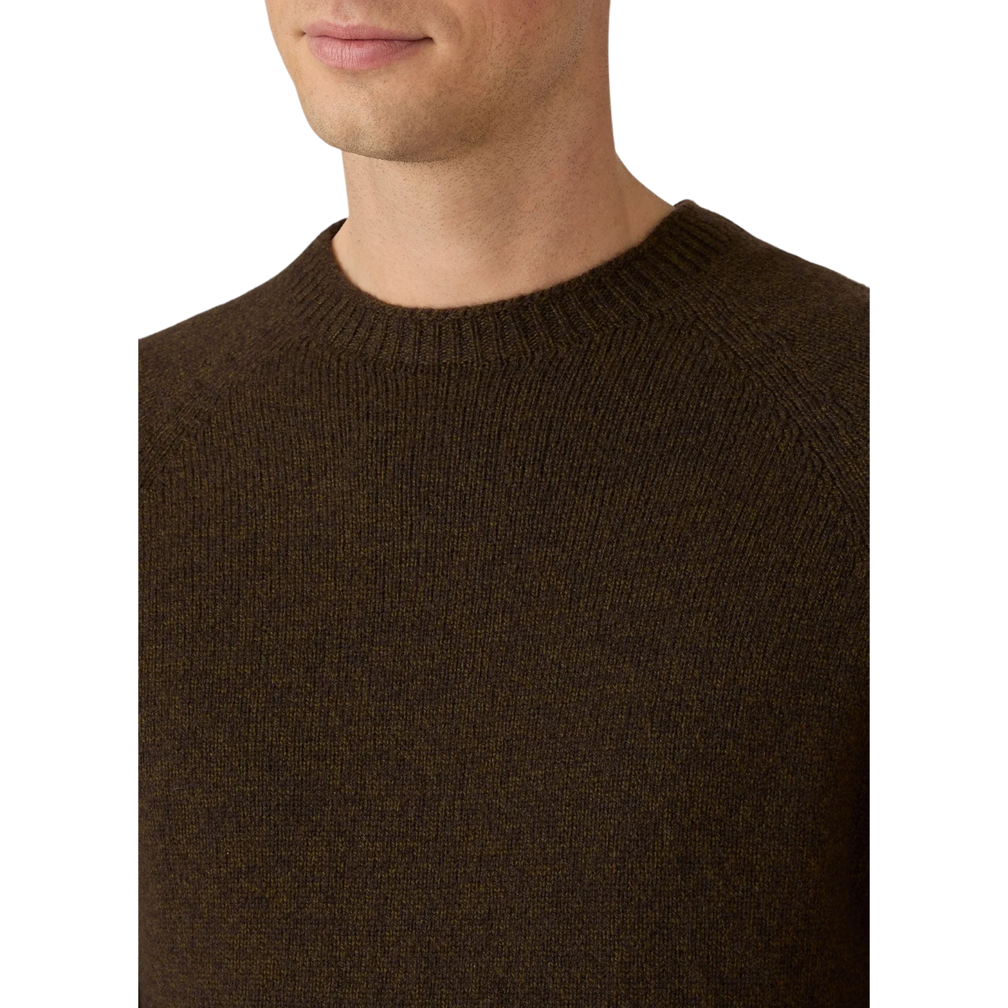 Sunspel MJUM8066 Lambswool Crew Neck