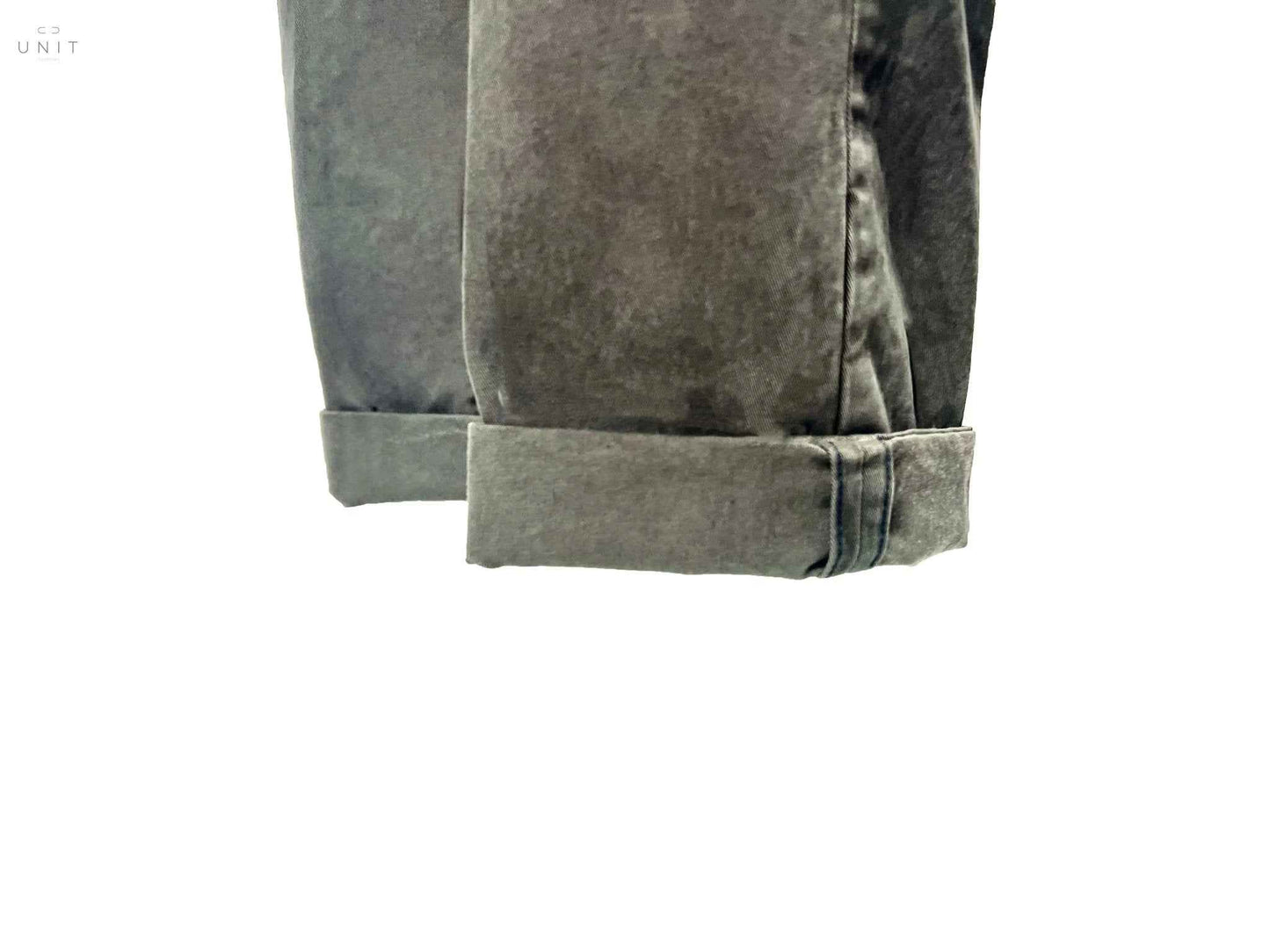 ネバーランドリー、コットンツイル、オリーブグレー - UNIT Hamburg