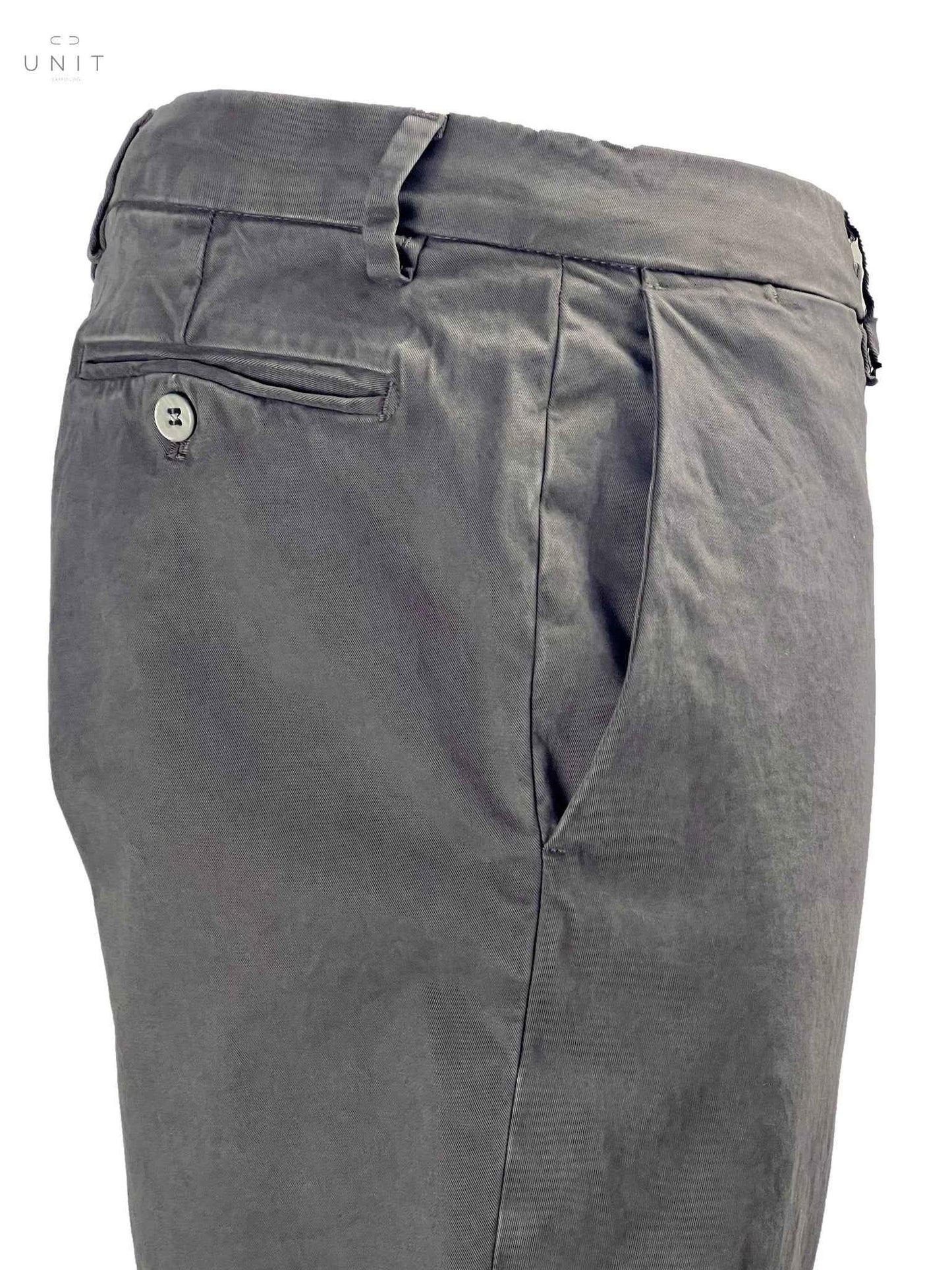 ネバーランドリー、コットンツイル、オリーブグレー - UNIT Hamburg