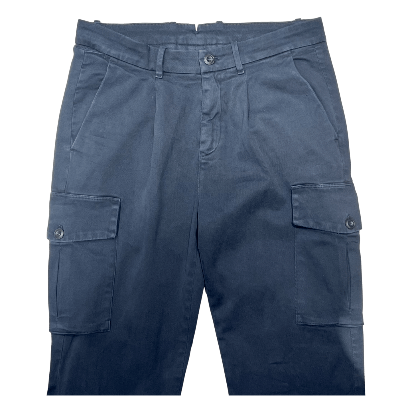 UNIT Hamburg - Never Laundry, Cargohose, Milano Blau - Never Laundry