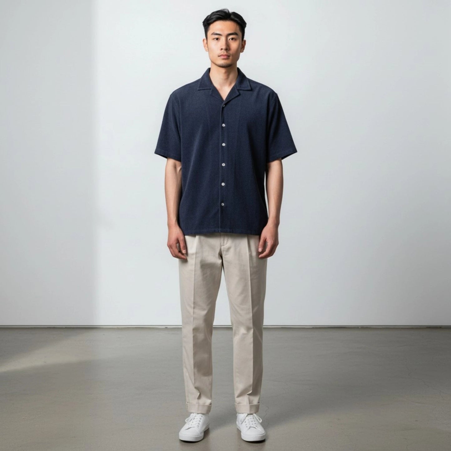 UNIT Hamburg - Never Laundry, Chino aus Cotton Gabardine, hell - Never Laundry