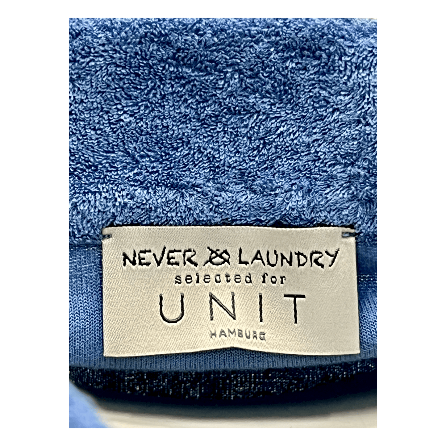 UNIT Hamburg - Never Laundry, Frottee Polo, Baumwolle, aqua - Never Laundry