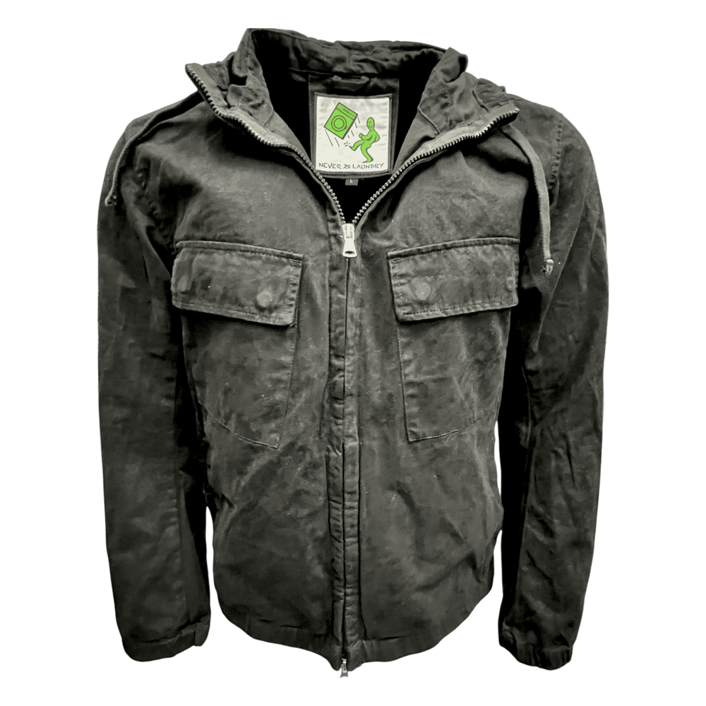 UNIT Hamburg - Never Laundry, Gabardine Kapuzenjacke, schwarz - Never Laundry