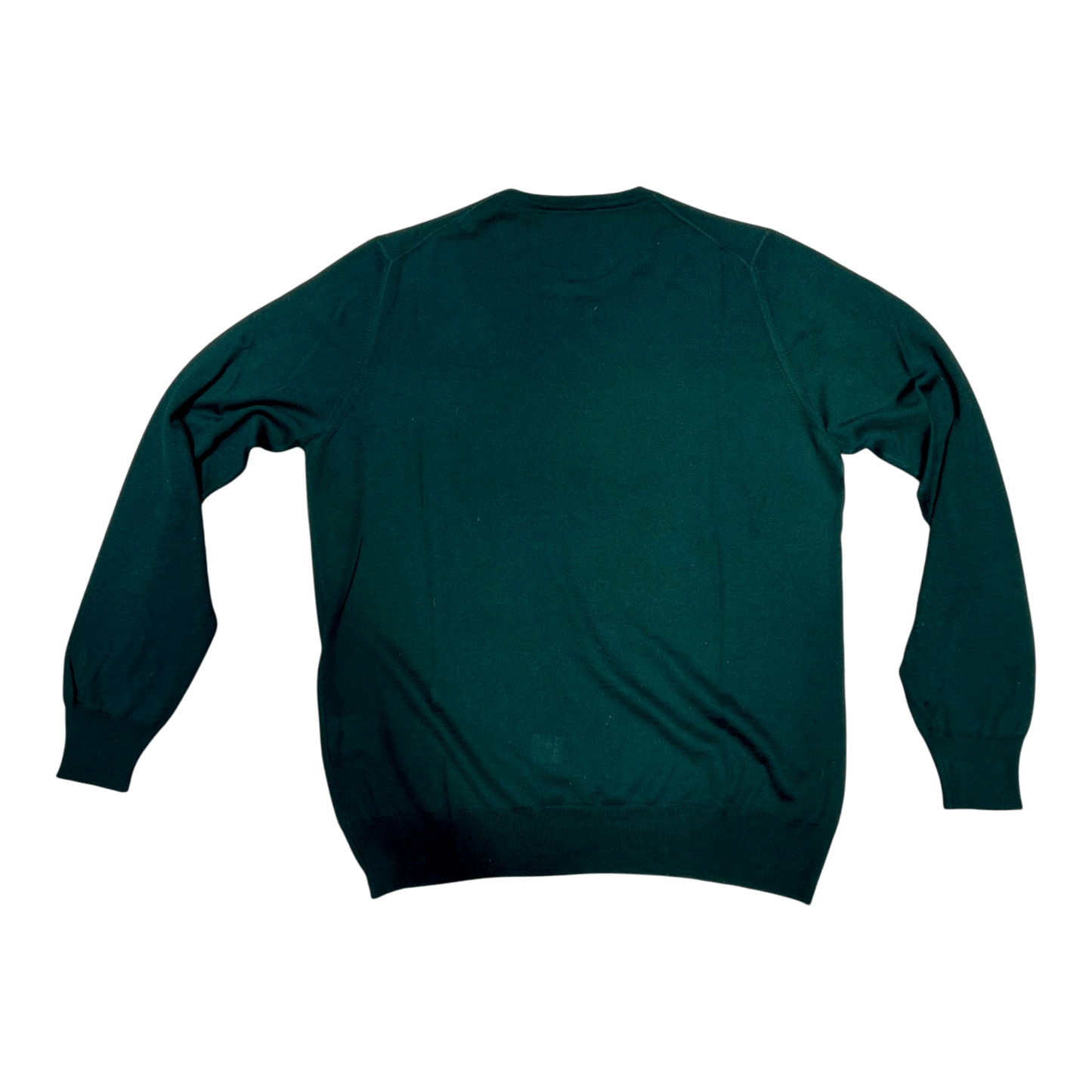 UNIT Hamburg - Never Laundry, Luxusmerino Tasmania, Rundhals, flaschengrün - Never Laundry