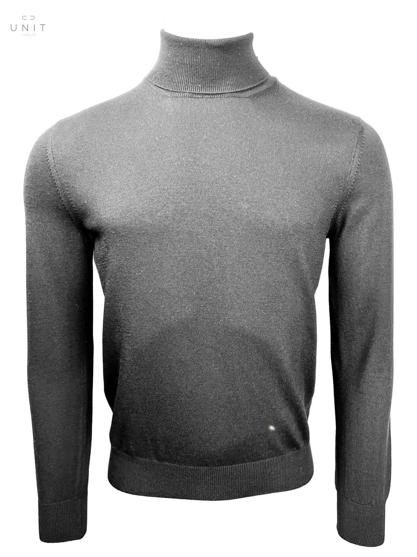 Never Laundry, col roulé mérinos, anthracite
