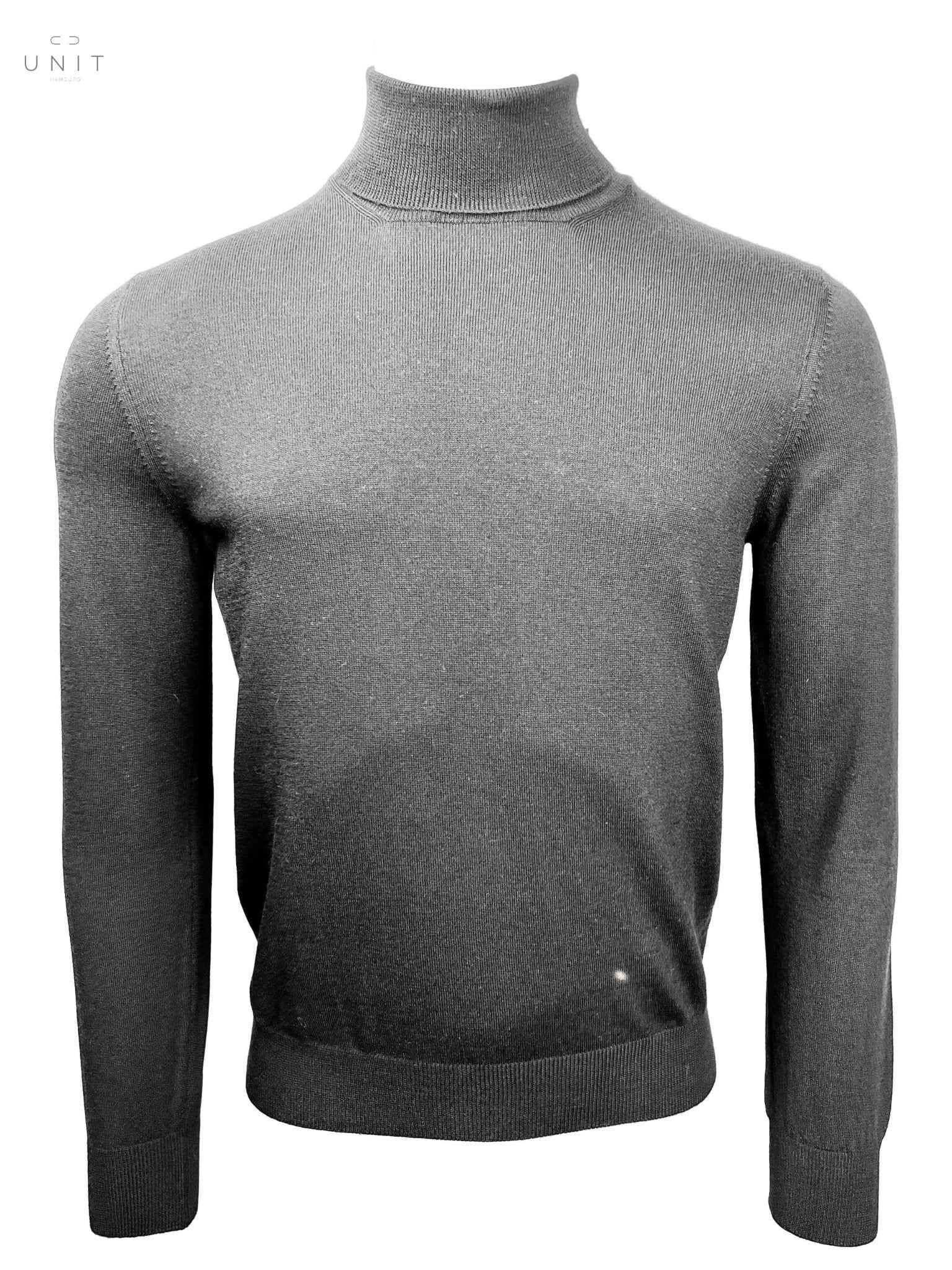 Never Laundry, col roulé mérinos, anthracite