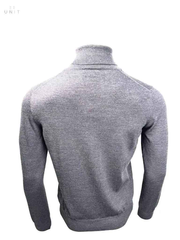 Never Laundry, merino turtleneck, gray