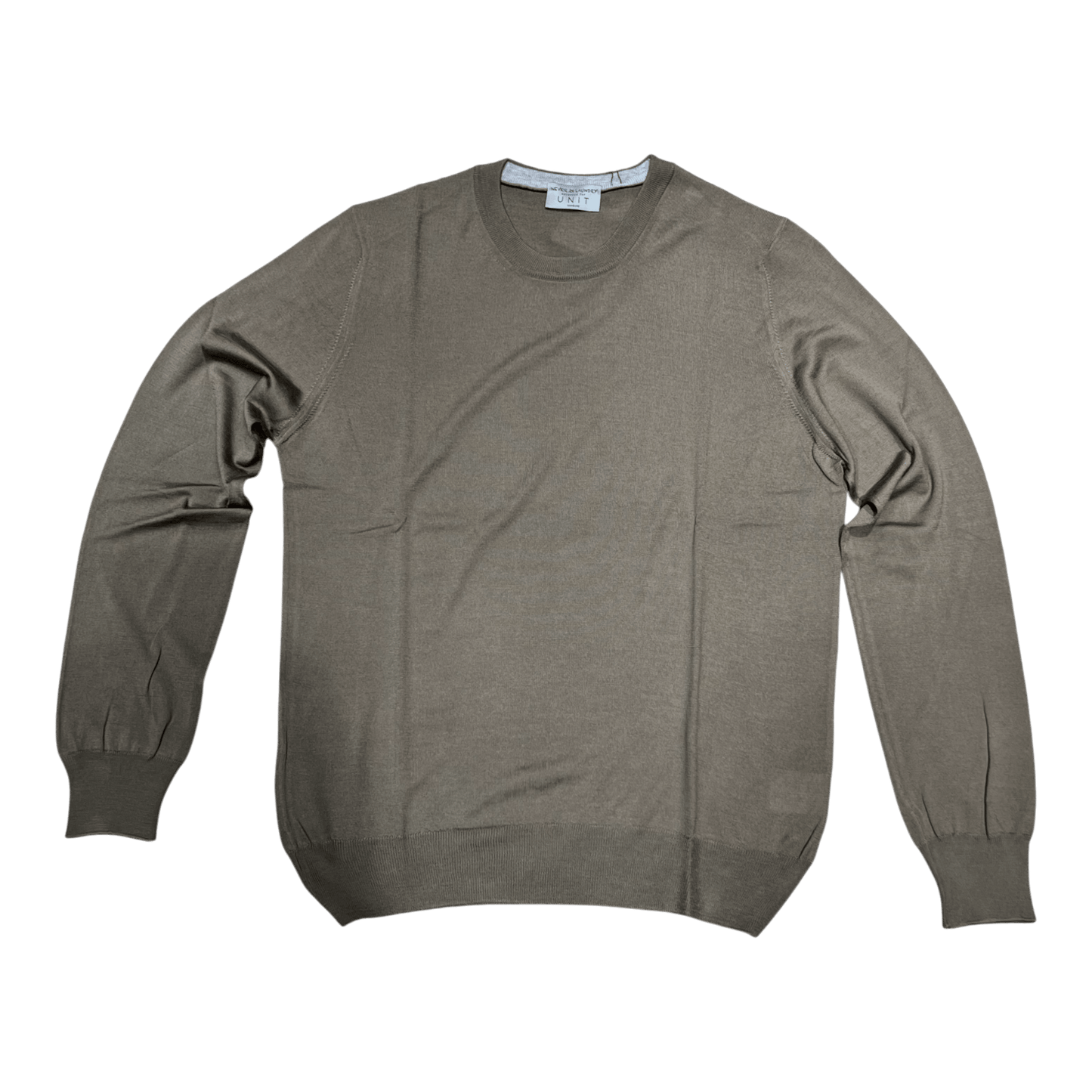 UNIT Hamburg - Never Laundry Super Tasmania Rundhals – Elephant Grey - Never Laundry