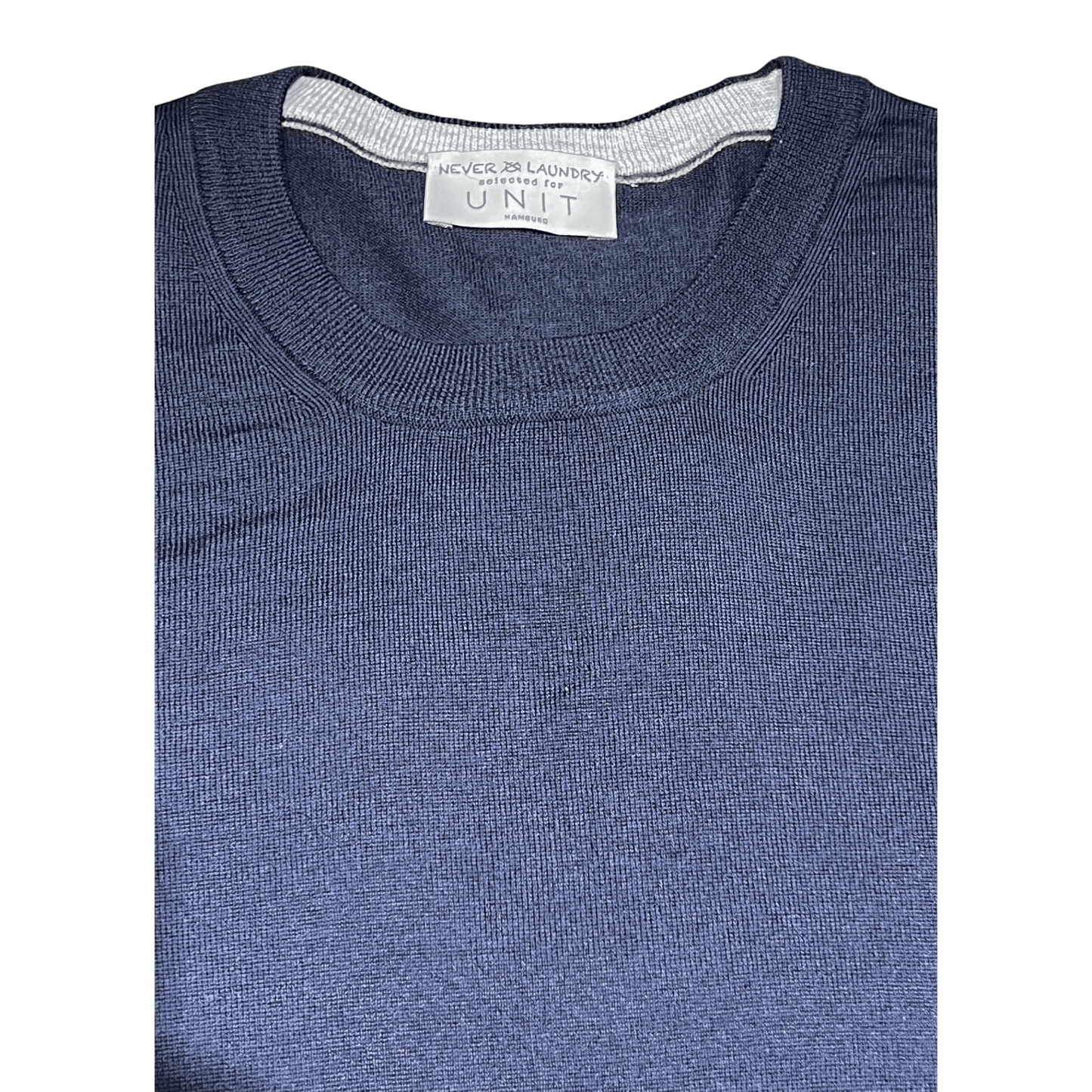 UNIT Hamburg - Never Laundry Super Tasmania Rundhals – Navy - Never Laundry