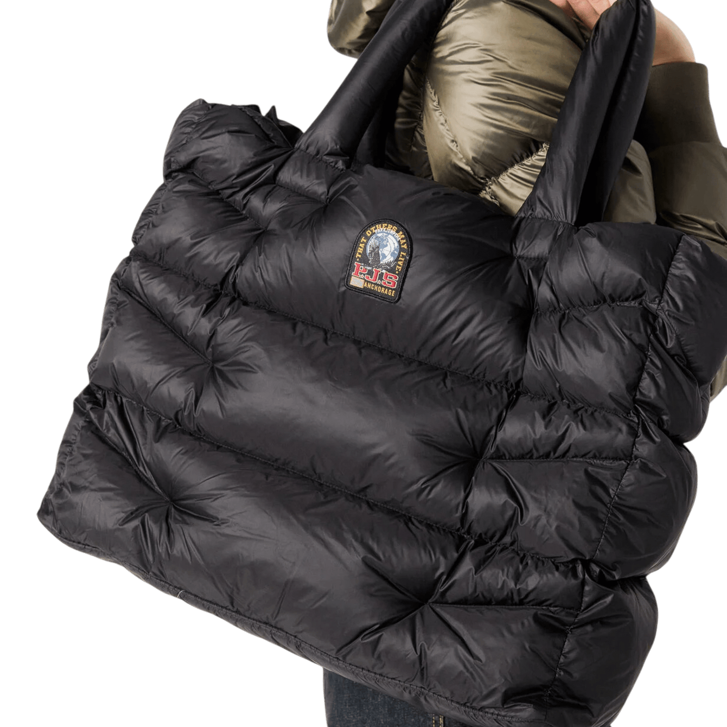 UNIT Hamburg - Parajumpers Hollywood Tasche – Nylon Shopper für Damen, schwarz - Parajumpers