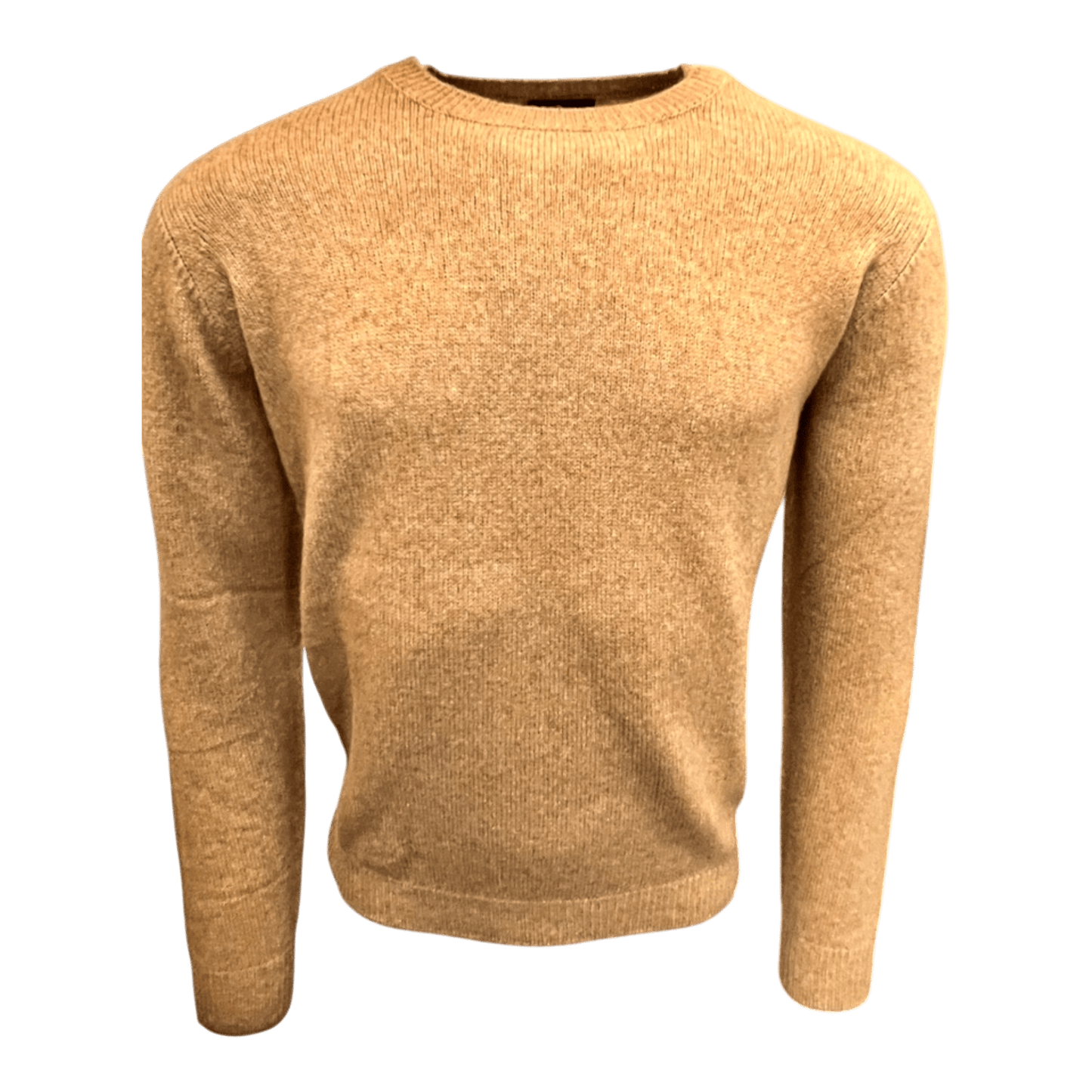 UNIT Hamburg - Roberto Collina, ベビーキャメル、ラウンドネック、キャメル - ロベルト・コリーナ