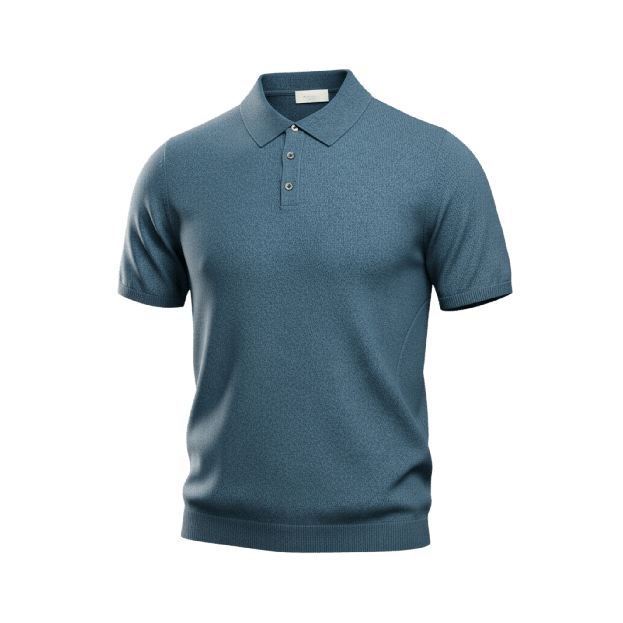 UNIT Hamburg - Roberto Collina Frottee - Polo, denimblau - Roberto Collina