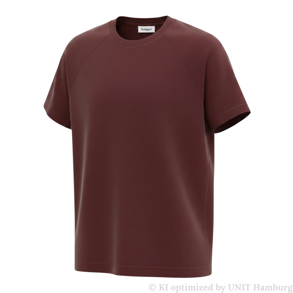 Watermarked - Sunspel schweres Supima T-Shirt rotbraun