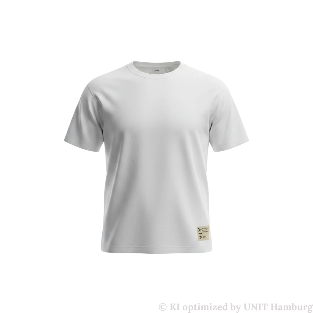 Watermarked - ASPESI T-Shirt Baumwolle, weiß