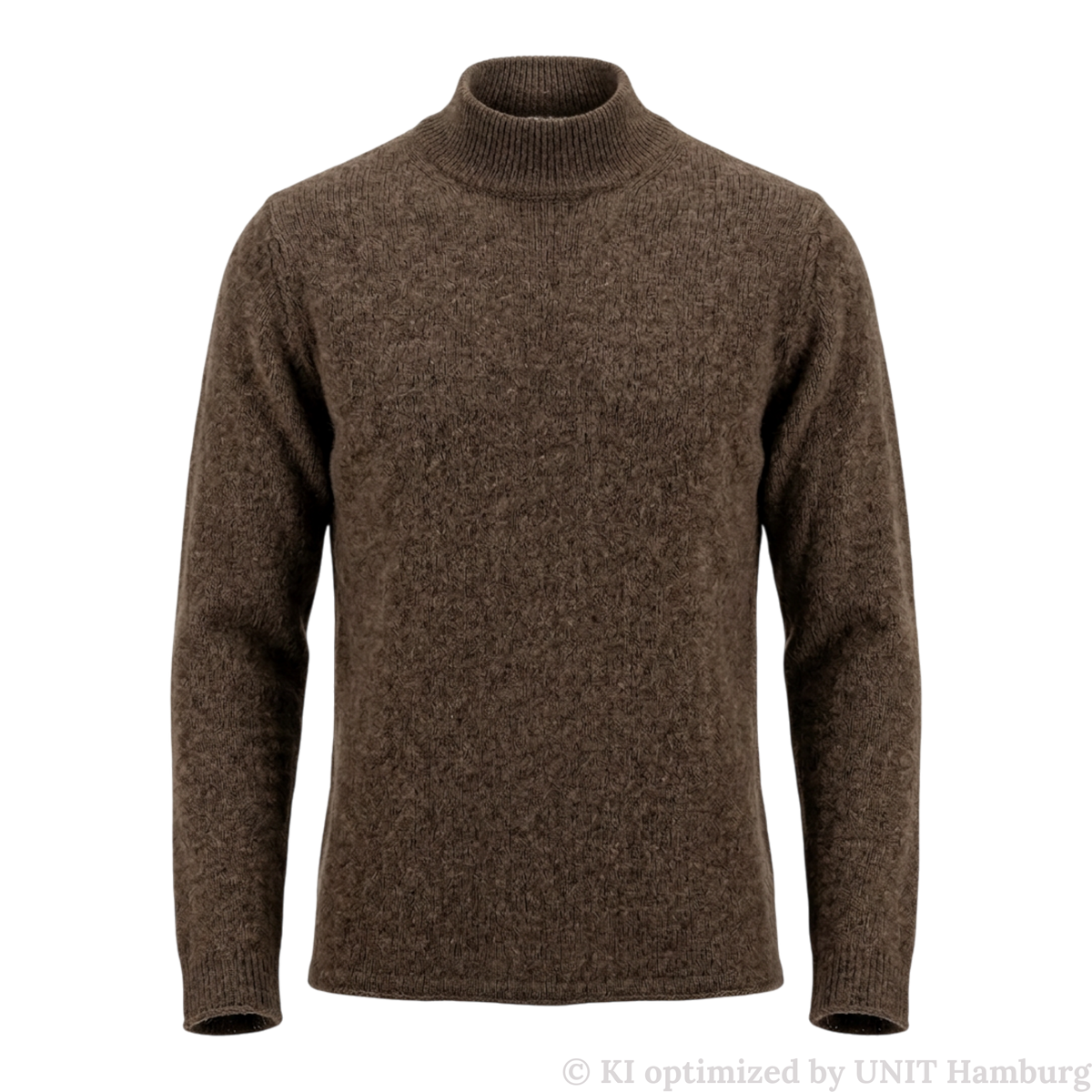 Watermarked - Roberto Collina, Merino / Baby Kamel Stehkragen, corteccia braun
