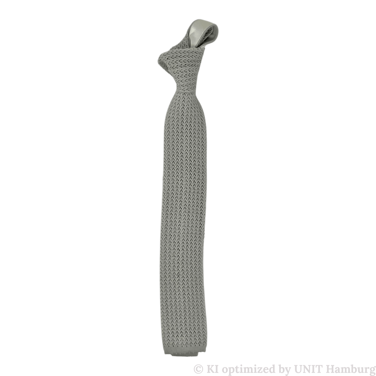 Watermarked - Ascot, Wollstrick Krawatte, dirty white