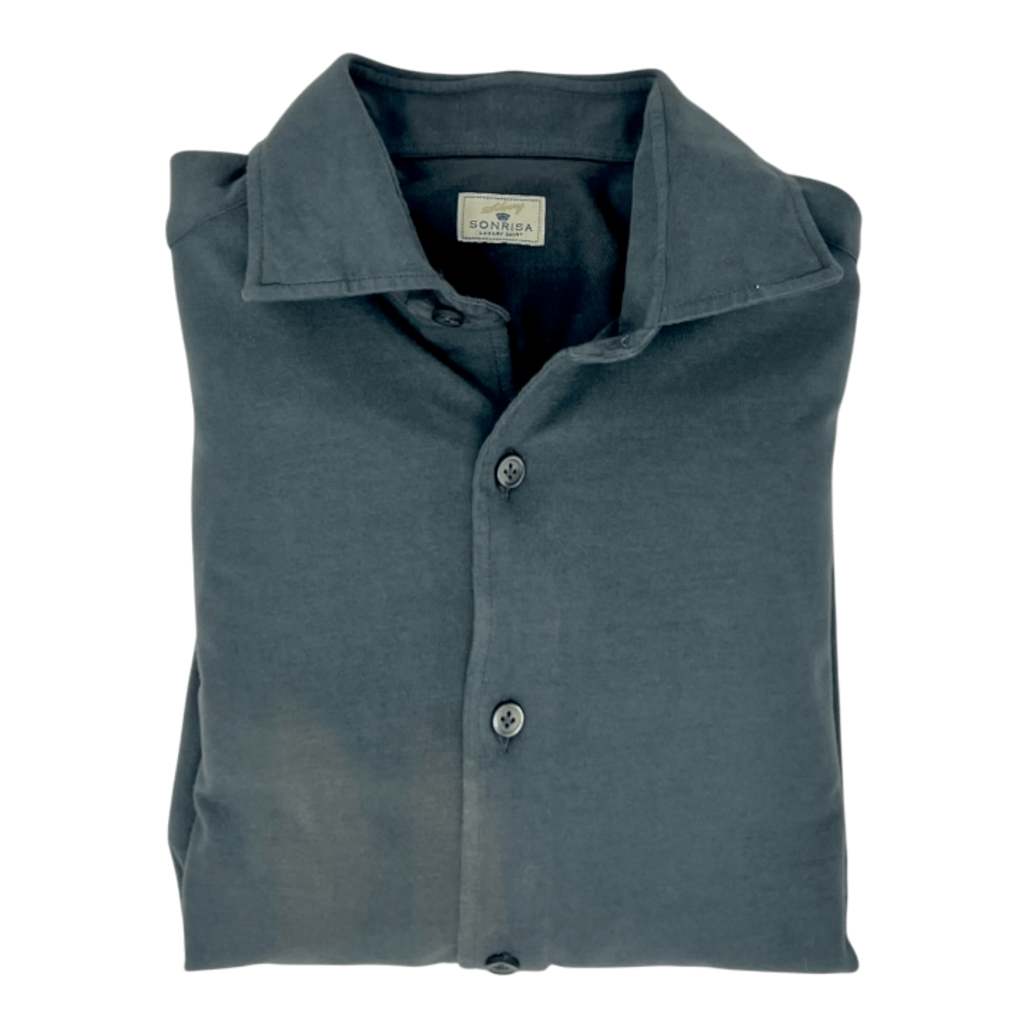 UNIT Hamburg - Sonrisa, das ideale Jersey Hemd, dunkel grau - Sonrisa