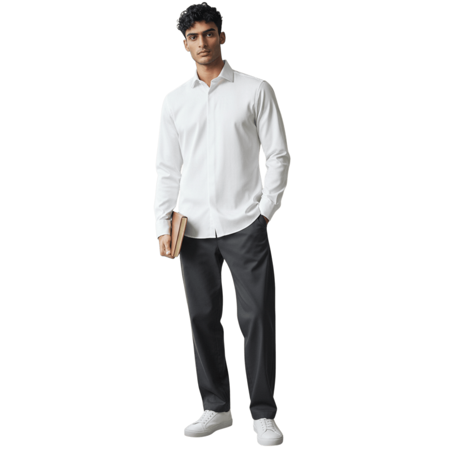 UNIT Hamburg - Sonrisa, das ideale Jerseyhemd, weiß - Sonrisa