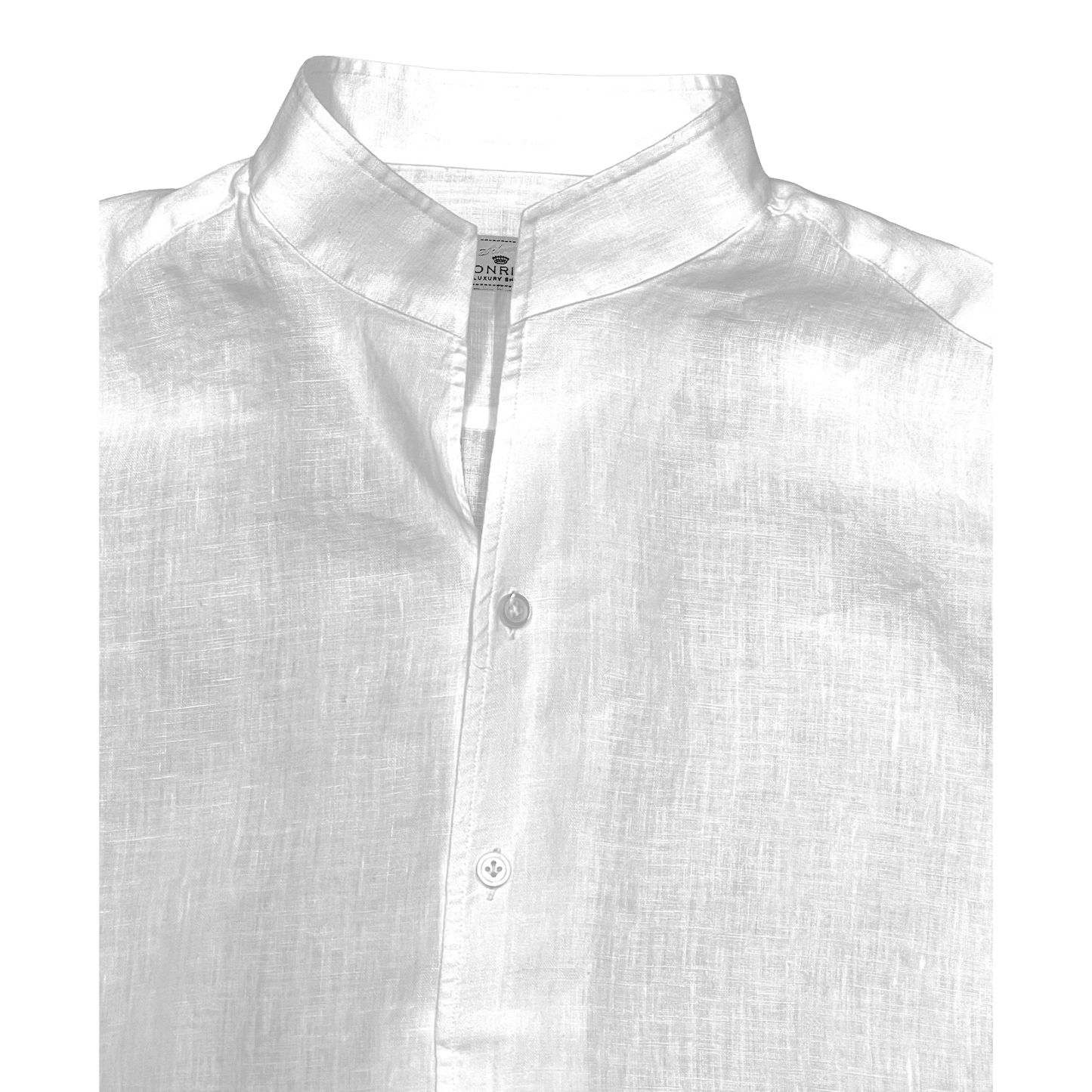 UNIT Hamburg - Sonrisa, Leinen - Stehkragenhemd,weiß - Sonrisa