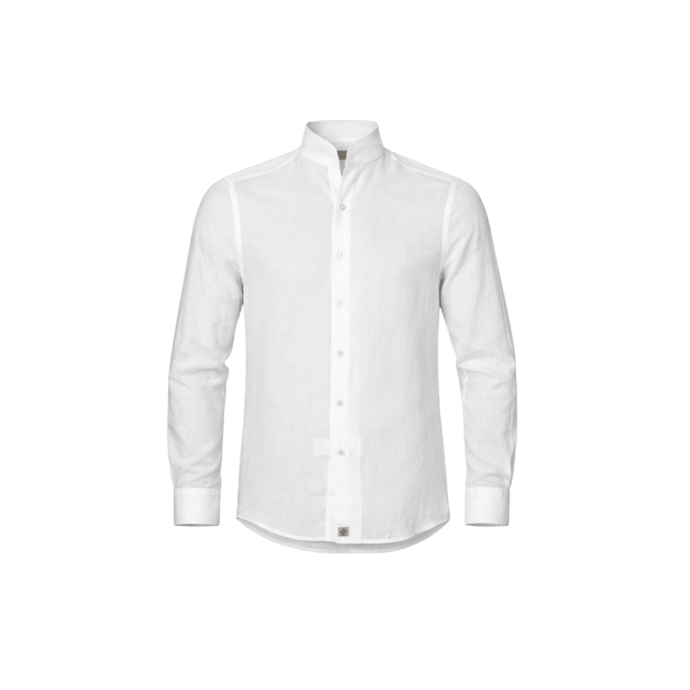 UNIT Hamburg - Sonrisa, Leinen - Stehkragenhemd,weiß - Sonrisa