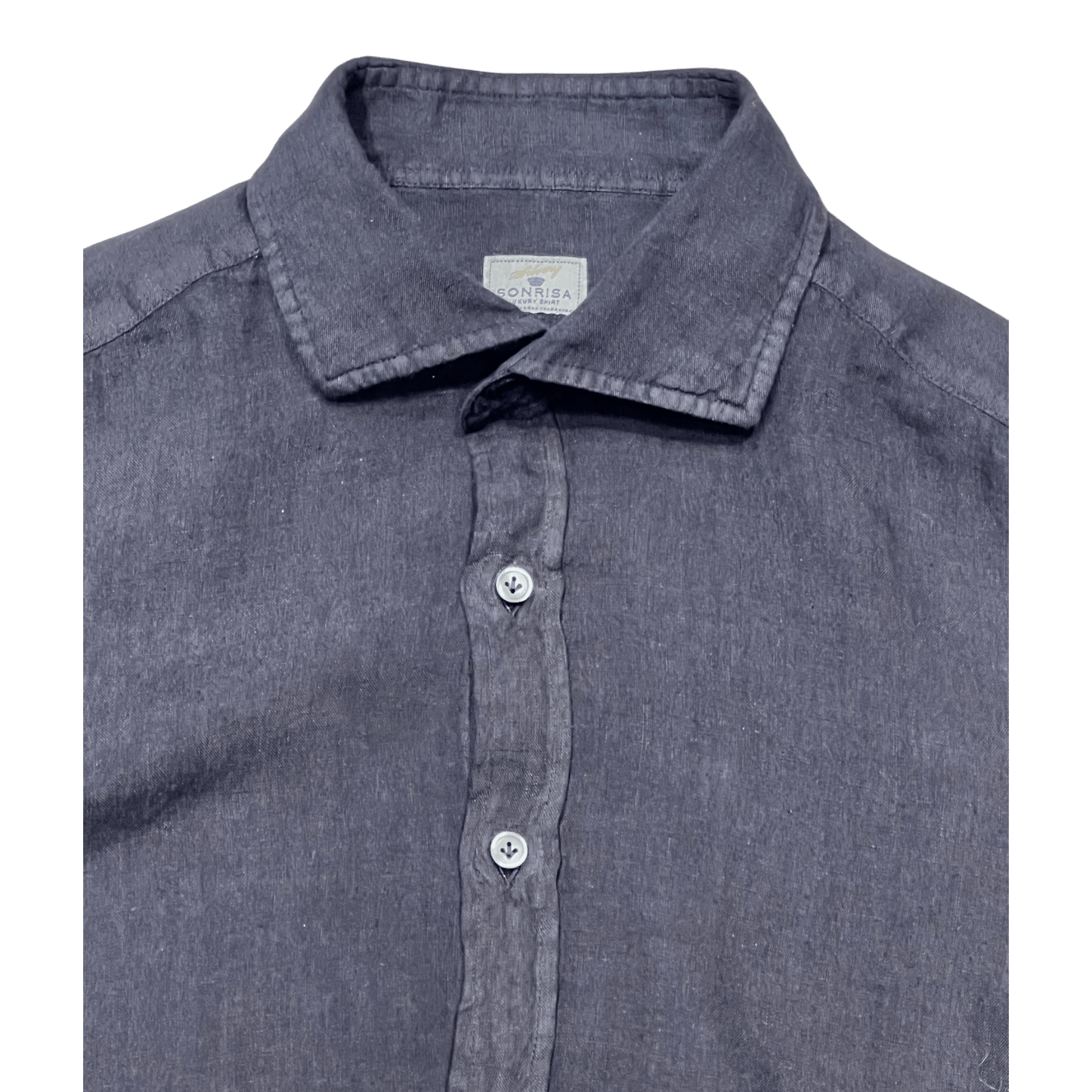UNIT Hamburg - Sonrisa,Leinenhemd, navy – Made in Italy - Sonrisa