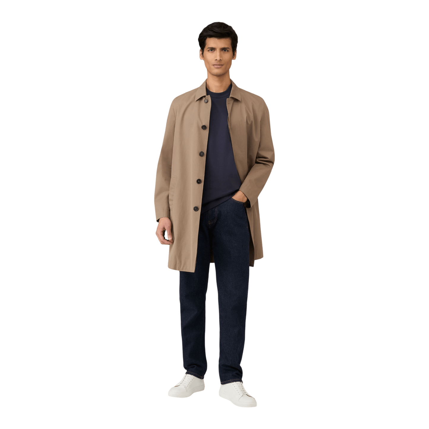 UNIT Hamburg - Sunspel, Heavy Weight Supima Cotton T-Shirt, navy - Sunspel