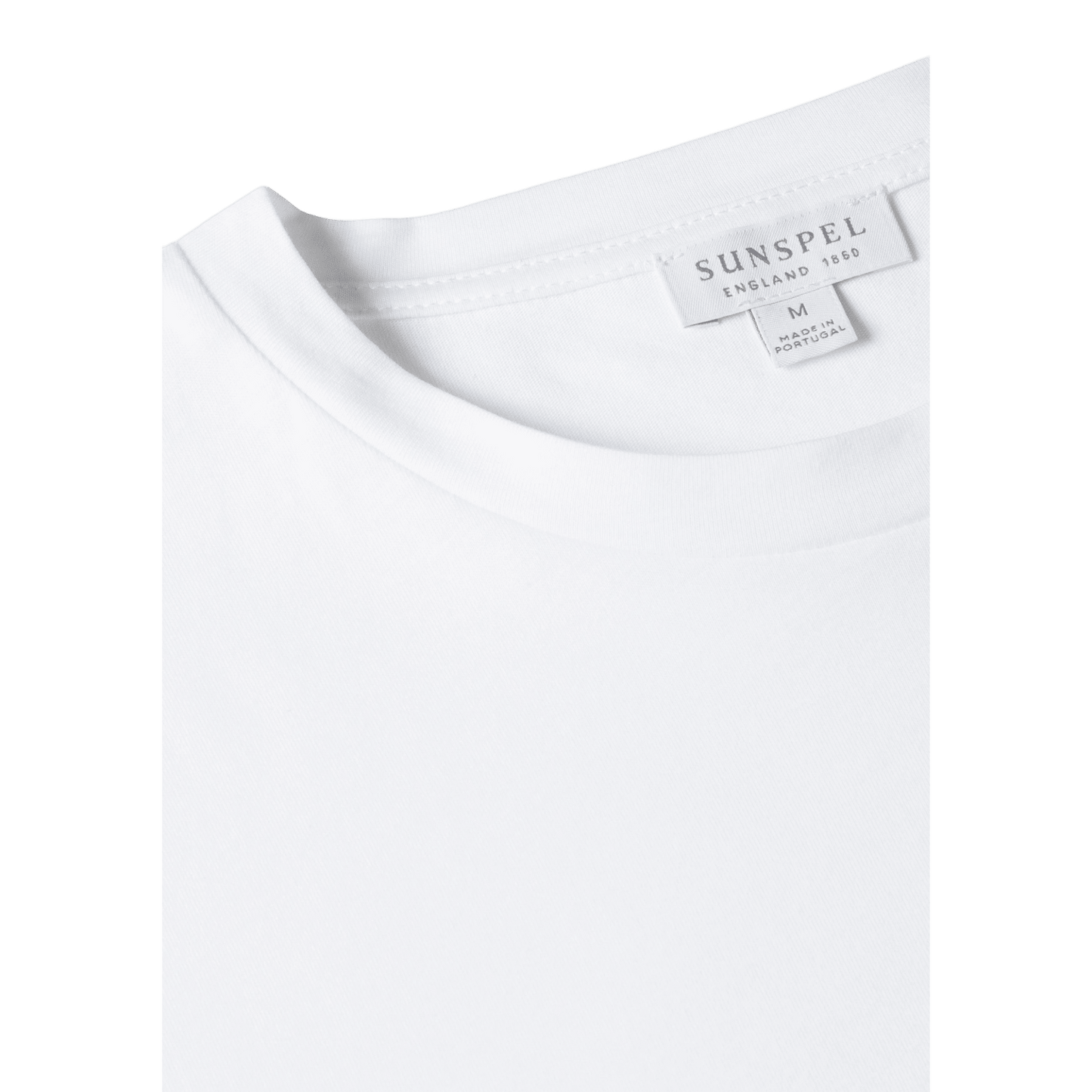 UNIT Hamburg - Sunspel, Riviera T-Shirt, Rundhals, weiß - Sunspel