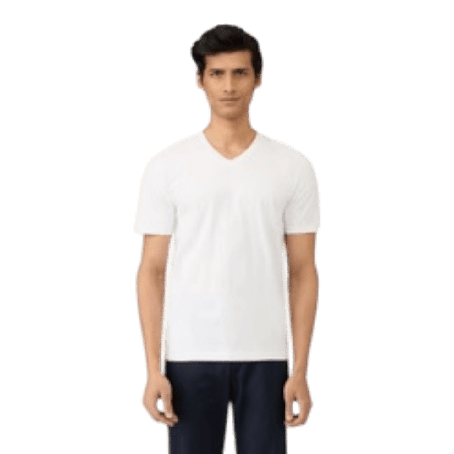 UNIT Hamburg - Sunspel, Riviera V Neck T-Shirt, weiß - Sunspel