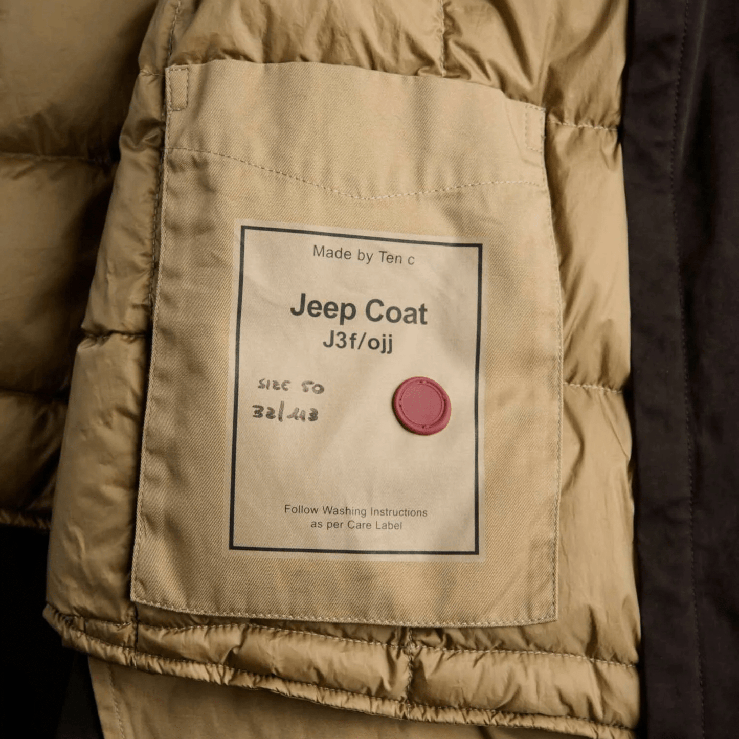 UNIT Hamburg - Ten c, JEEP , daunengefüllter Mantel, OJJ, espresso braun - Ten c