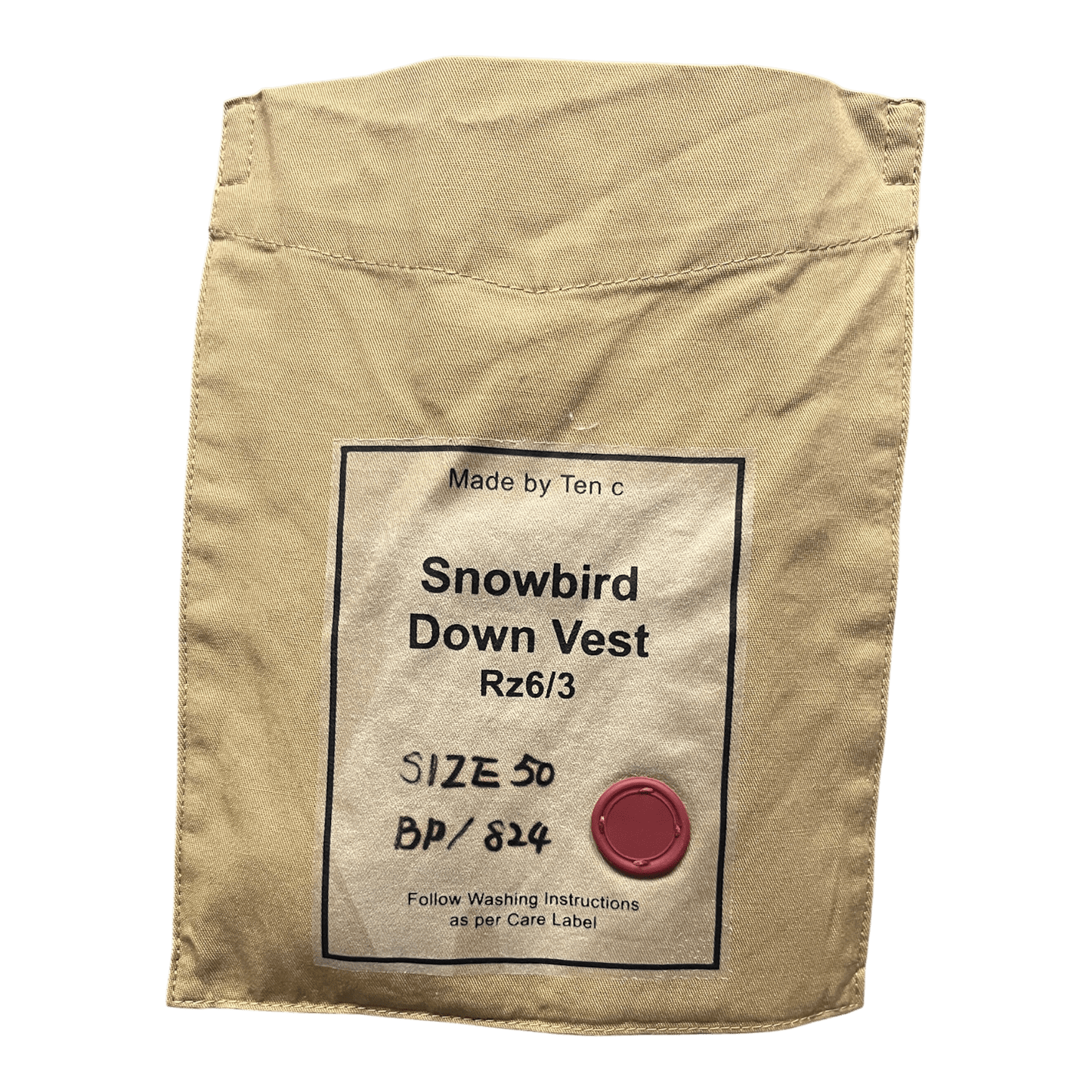 UNIT Hamburg - Ten c, Snowbird Weste, Daune, Rip Stop, strong grey - Ten c