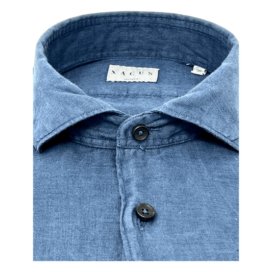 UNIT Hamburg - Xacus, gewaschenes Leinen, denimblau - Xacus