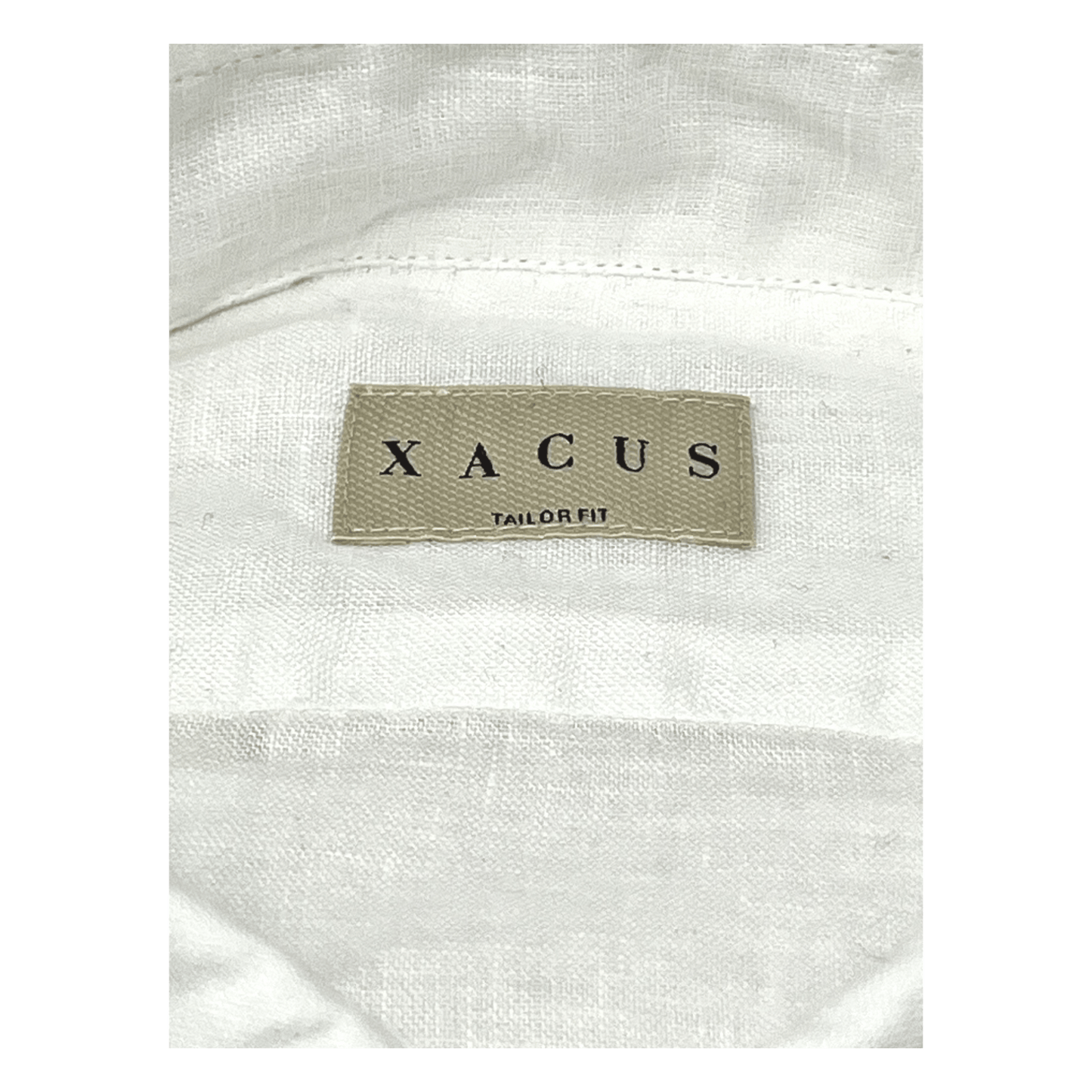 UNIT Hamburg - Xacus, gewaschenes Leinenhemd, strahlendes Weiß - Xacus