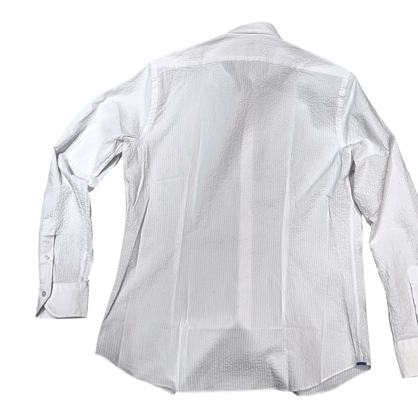 UNIT Hamburg - Xacus Seersucker Hemd Weiß – Made in Italy - Xacus