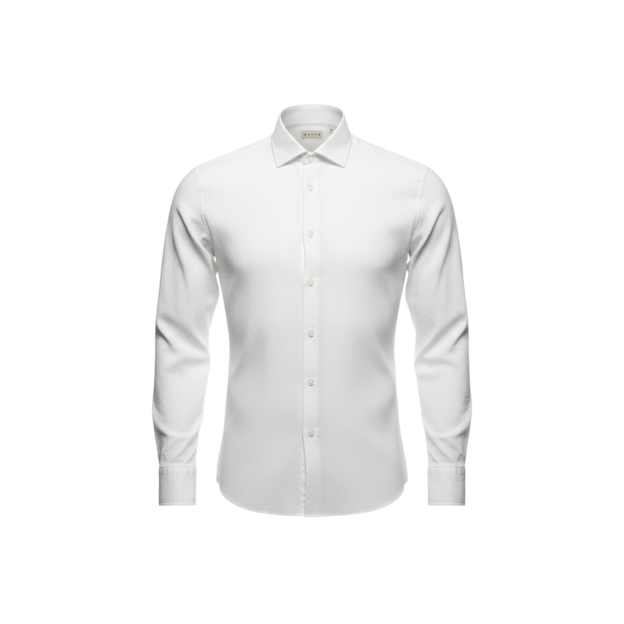 UNIT Hamburg - Xacus Seersucker Hemd Weiß – Made in Italy - Xacus