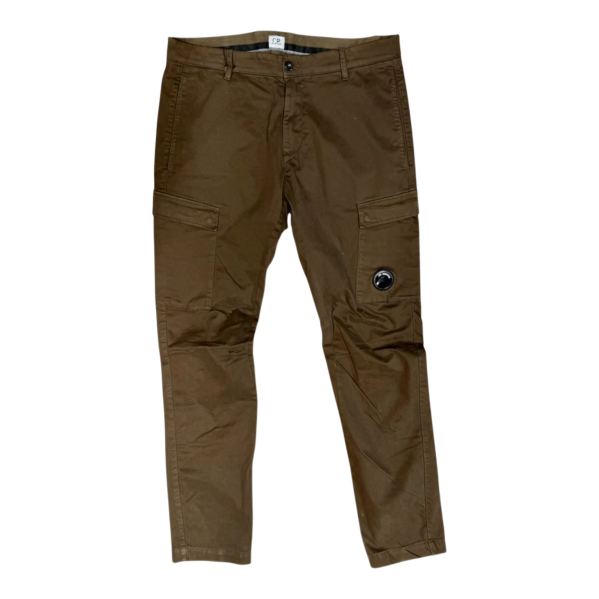 C.P. Company Stretch Satin Cargo Pant Braun