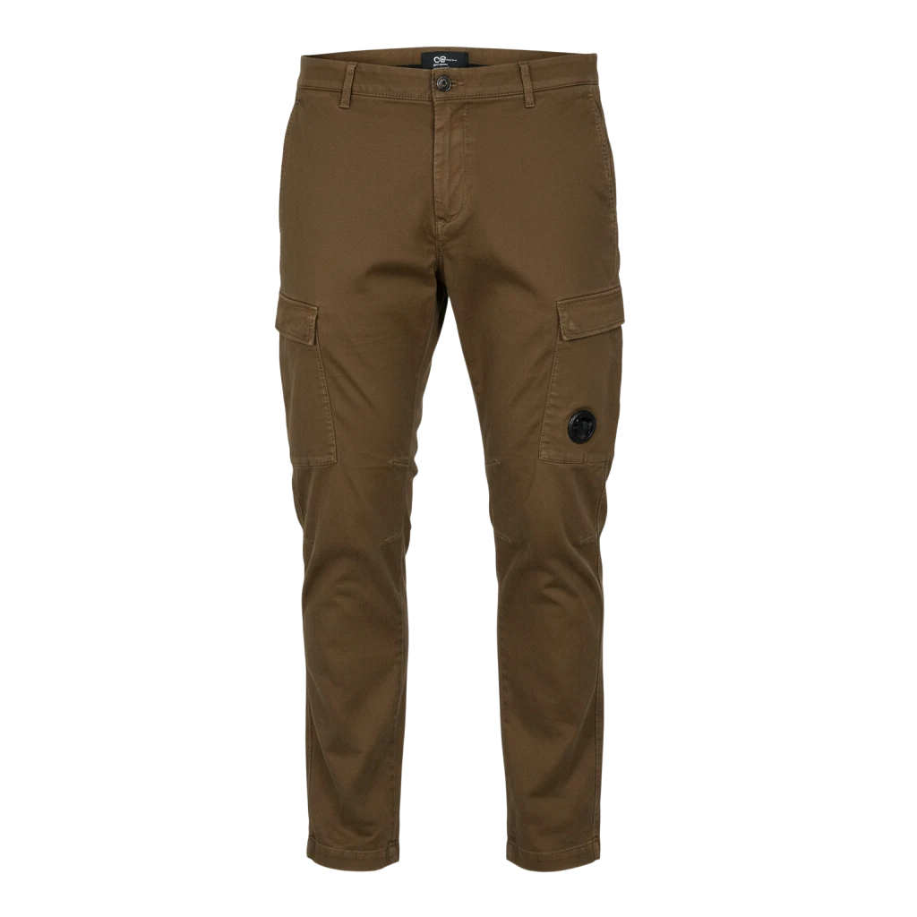 C.P. Company Stretch Satin Cargo Pant Braun