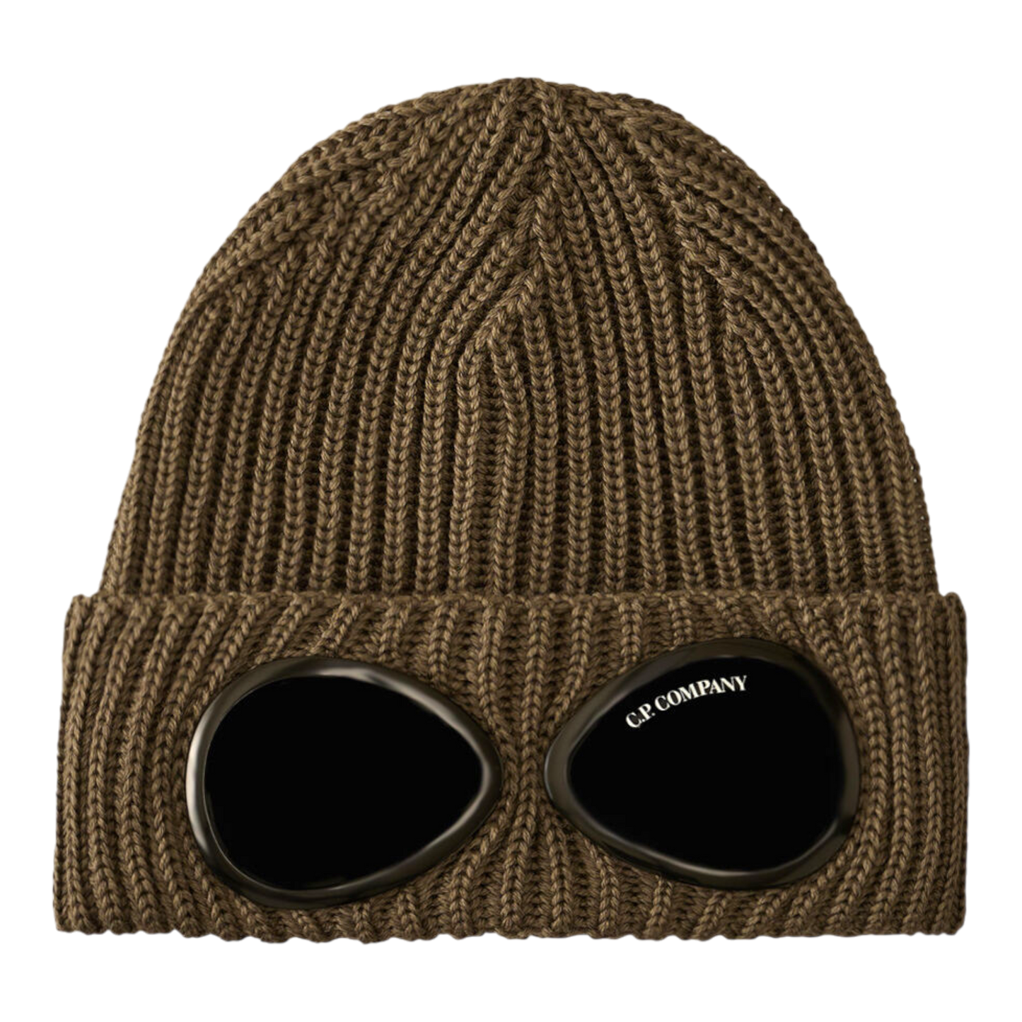 C.P. Company Goggle Beanie – walnuss, schlamm | UNIT Hamburg